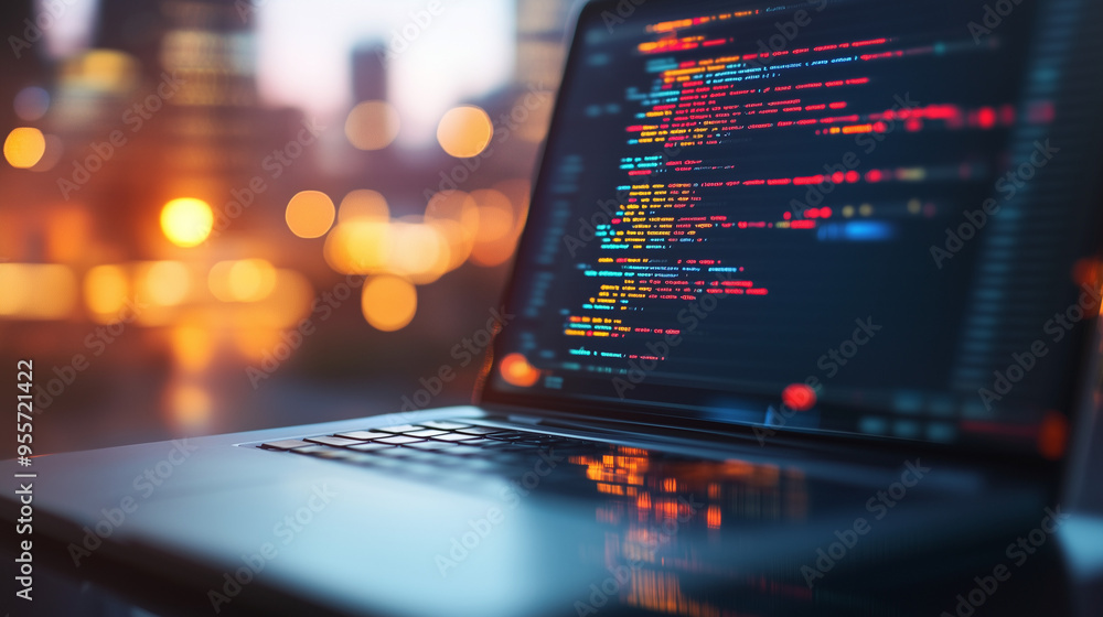 Specjalista analizujący kod HTML w celu poprawy dostępności strony